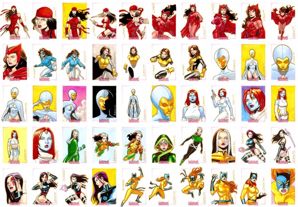 Women Of Marvel Sketch Cards Batch 3