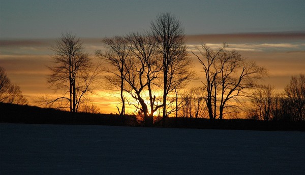           Early morning Winter Sunrise    