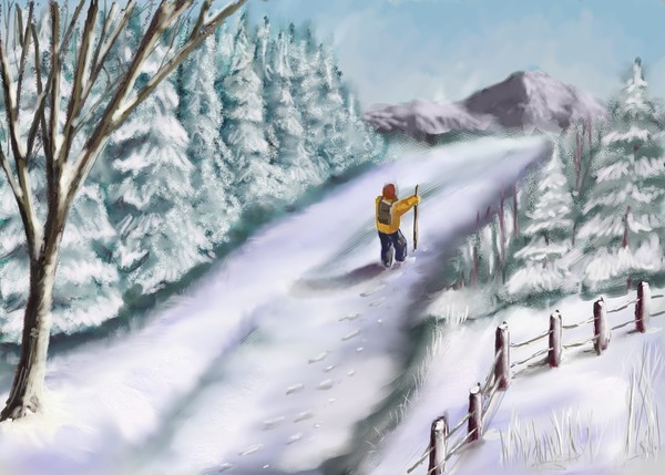 Walk in the snow