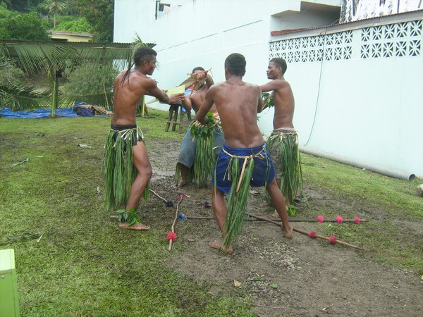 Street show in Fiji
