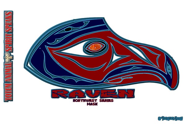 Raven from the Northwest Series Masks