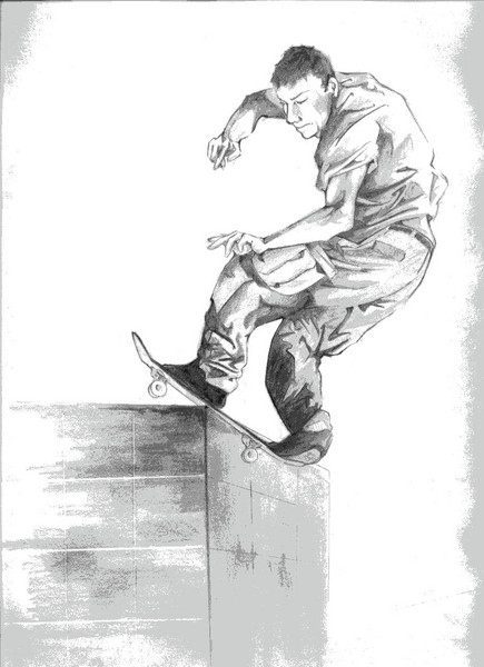 Grey Skater