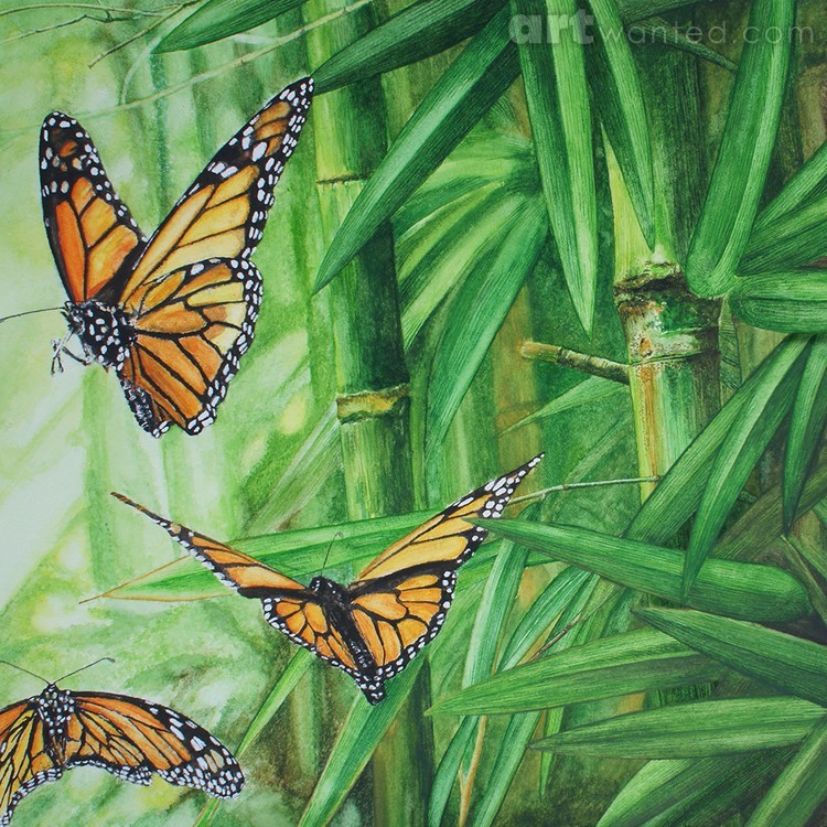Bamboo butterflies