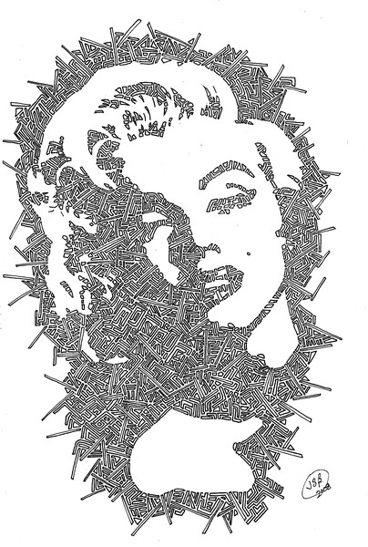 Garabato Marilyn Monroe