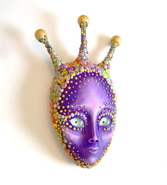 Starlight Purple Alien Sculpture