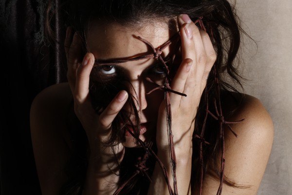 Panic (Self-Portrait)