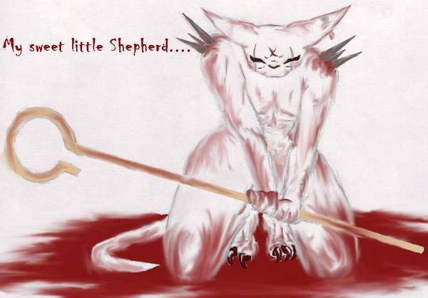 My sweet little Shepherd.