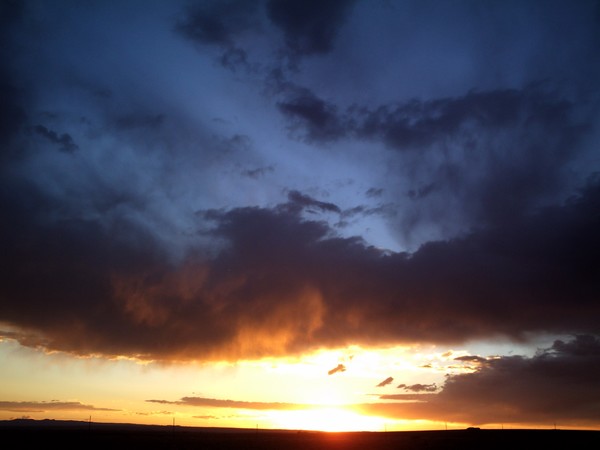 rolling thunder sunset