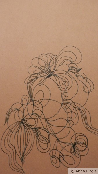 unfinished 1st layer drawing