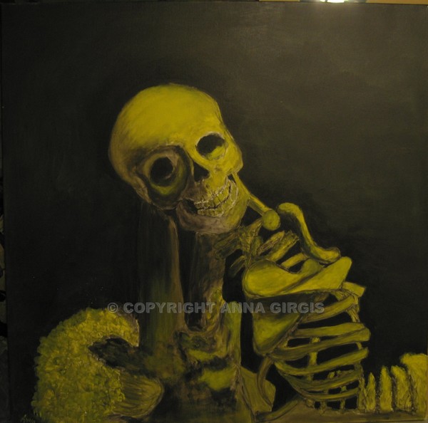 The Smiling Skeleton  ( the laughing skeleton )