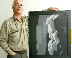 With my work