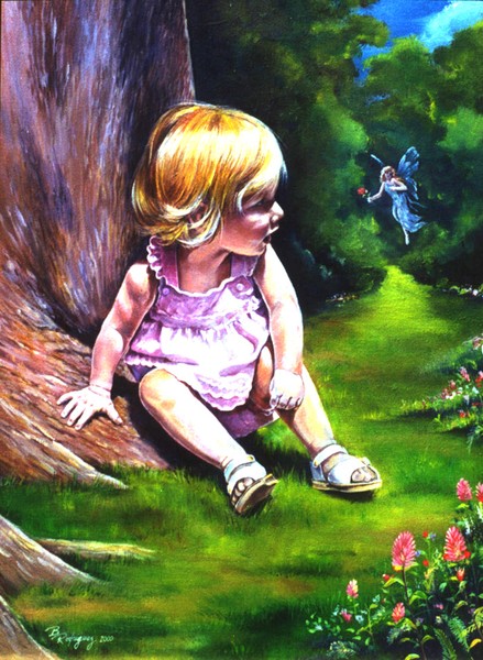 Fairy Visit (PORTRAIT)