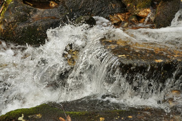 rushing water