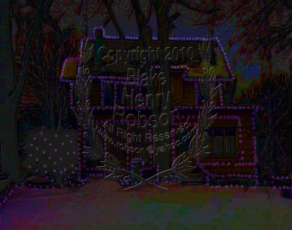 Christmas House Art