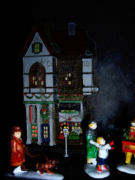 Department 56 Christmas Village Digital Art