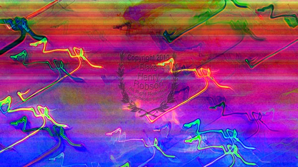 bright lights abstract digital art