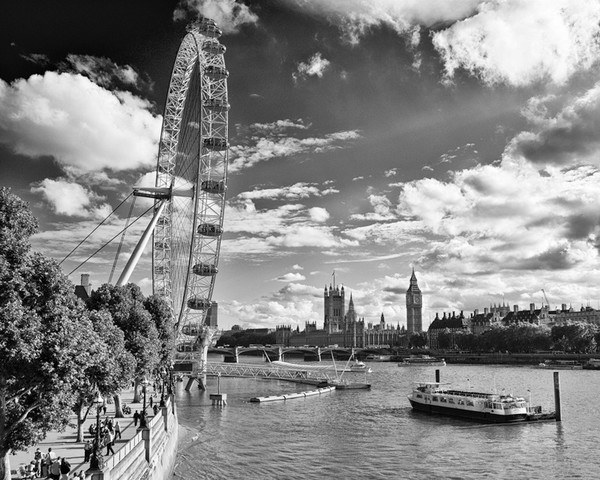 London Eye and Parliment
