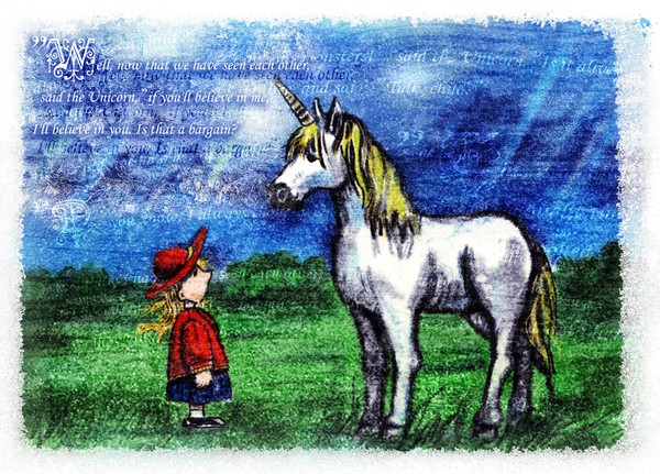 Alice and the unicorn
