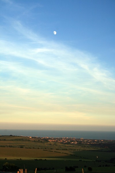 Moon Over The Ocean