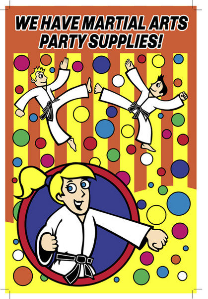 Party Retail Stores Window Poster