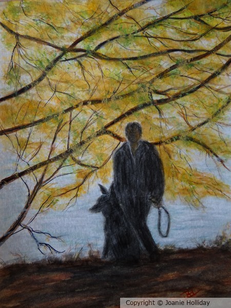ME & MY SHADOW-WATERCOLOR