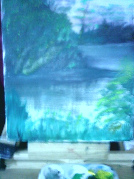 lake waterfull