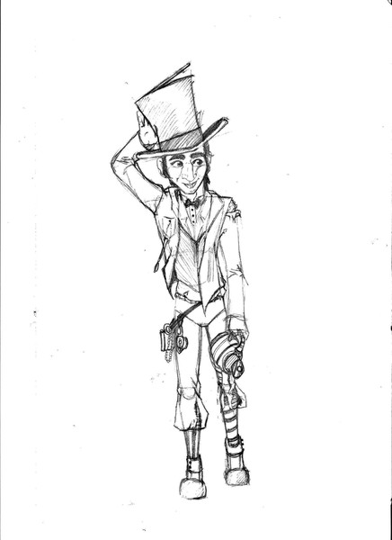 Concept Sketch: Mad Hatter