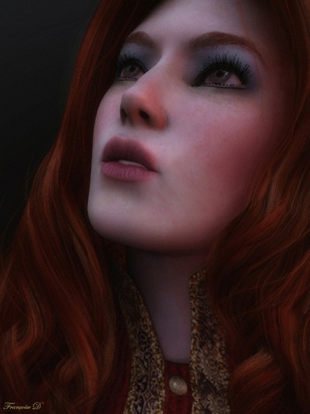 Jeune Femme Rousse