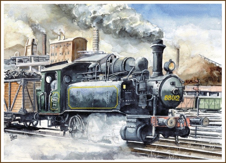 Walloon steam locomotive