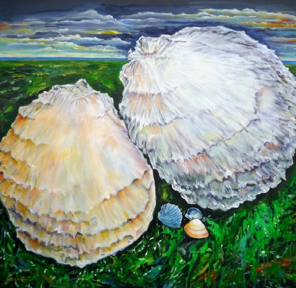 Austern und Muscheln
