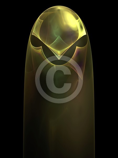 Medieval Helm Abstract Fractal Design