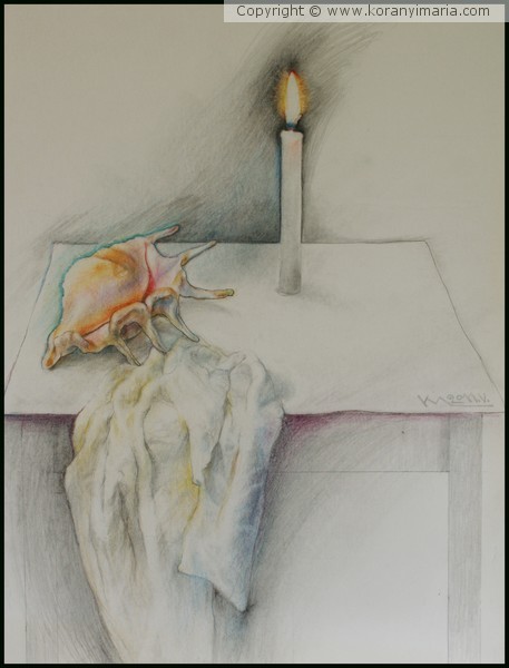 Candle and Shell