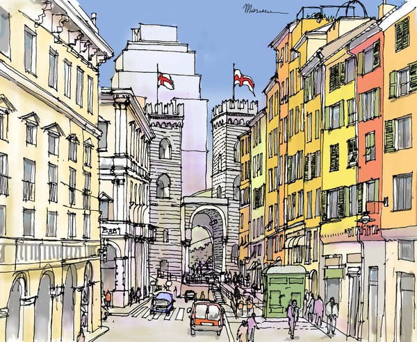 Porta Soprana a Genova