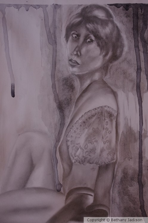 Self-Portrait in Robe
