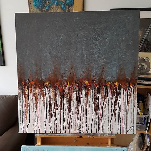 70x70cm acrylic on canvas Available