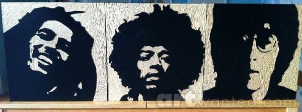 Legends - hand carved in wood