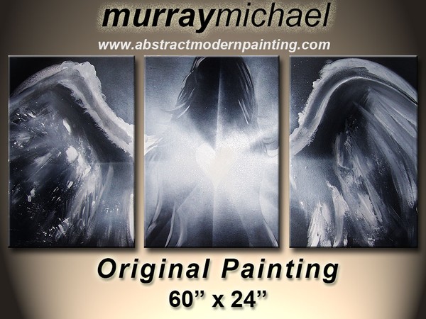 abstract painting angeldark