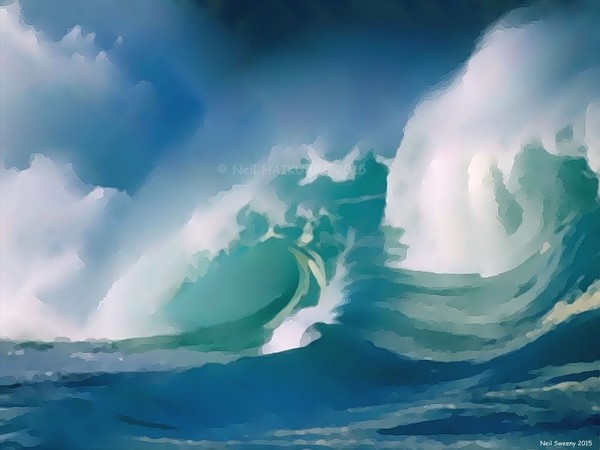 ocean 2 oil painting