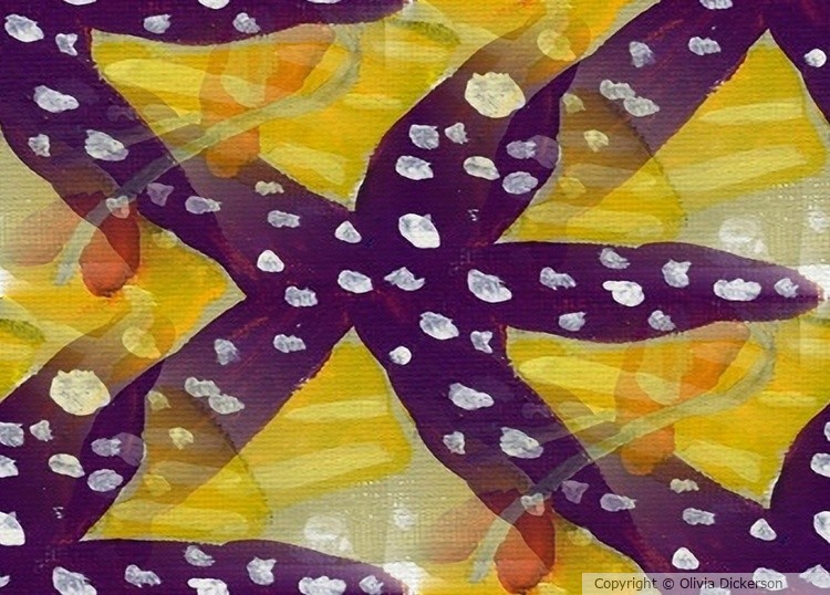 Purple Starfish Design