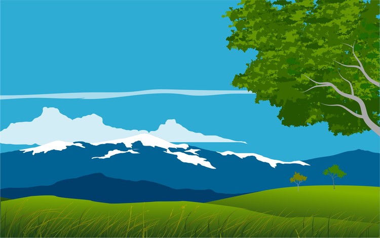 green landscape