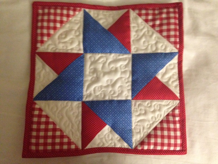 Hanging Patriotic Quilt Square