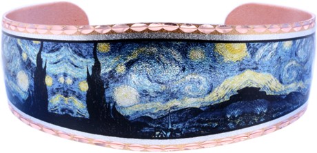 Van Gogh Starry Night Bracelets by Copper Reflections