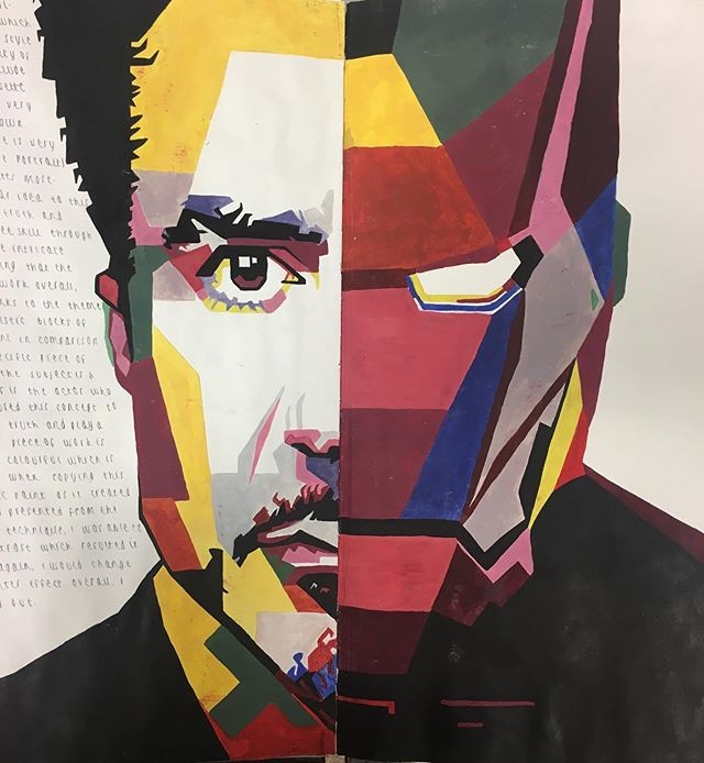 watercolour copy of ‘Make Art Not War’
(original by Shepard Fairey on second slide)