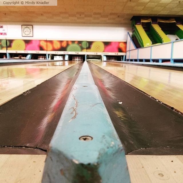 down the gutters
