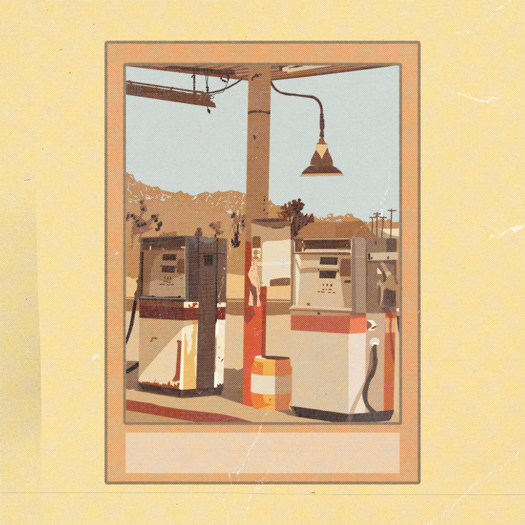 desert gas station