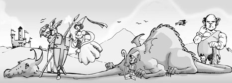 donde esta el dragon?
