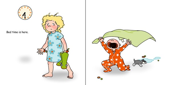 Ruby's Little Monster- Bed Time