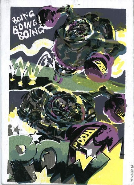 boxer robot silkscreen