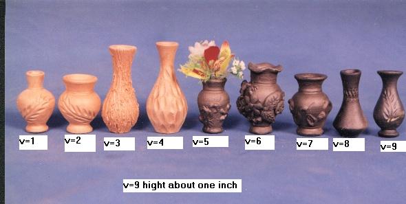 miniature vases