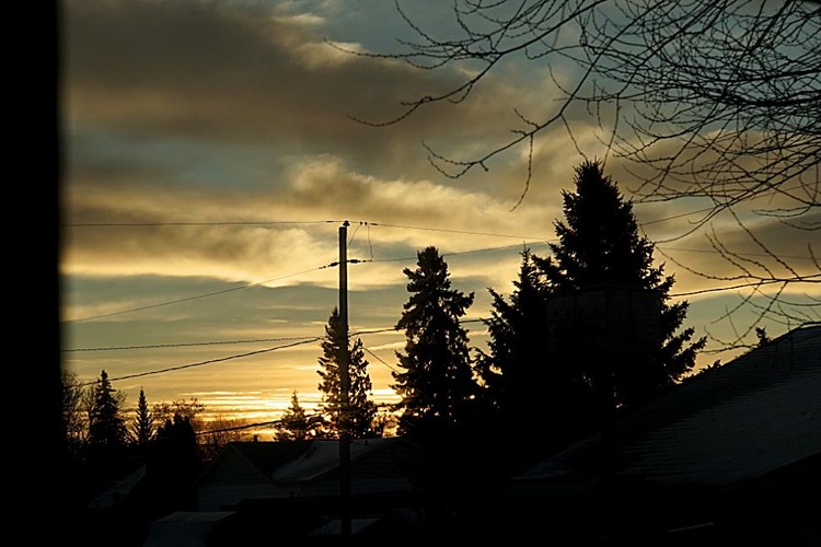 Sunrise in December